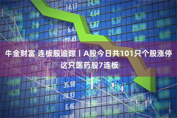 牛金财富 连板股追踪丨A股今日共101只个股涨停 这只医药股7连板