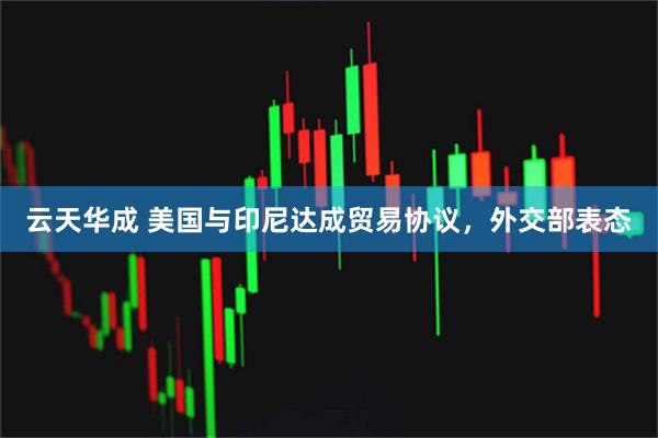 云天华成 美国与印尼达成贸易协议，外交部表态